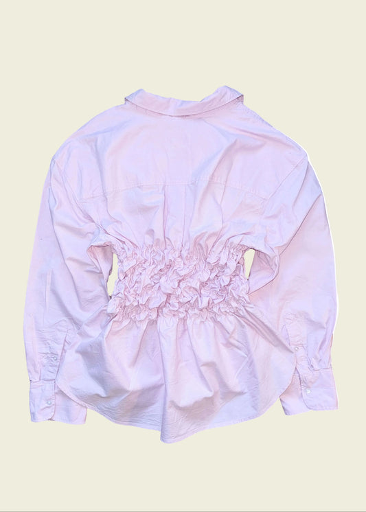 Smocked pink shirt (ONE SIZE)