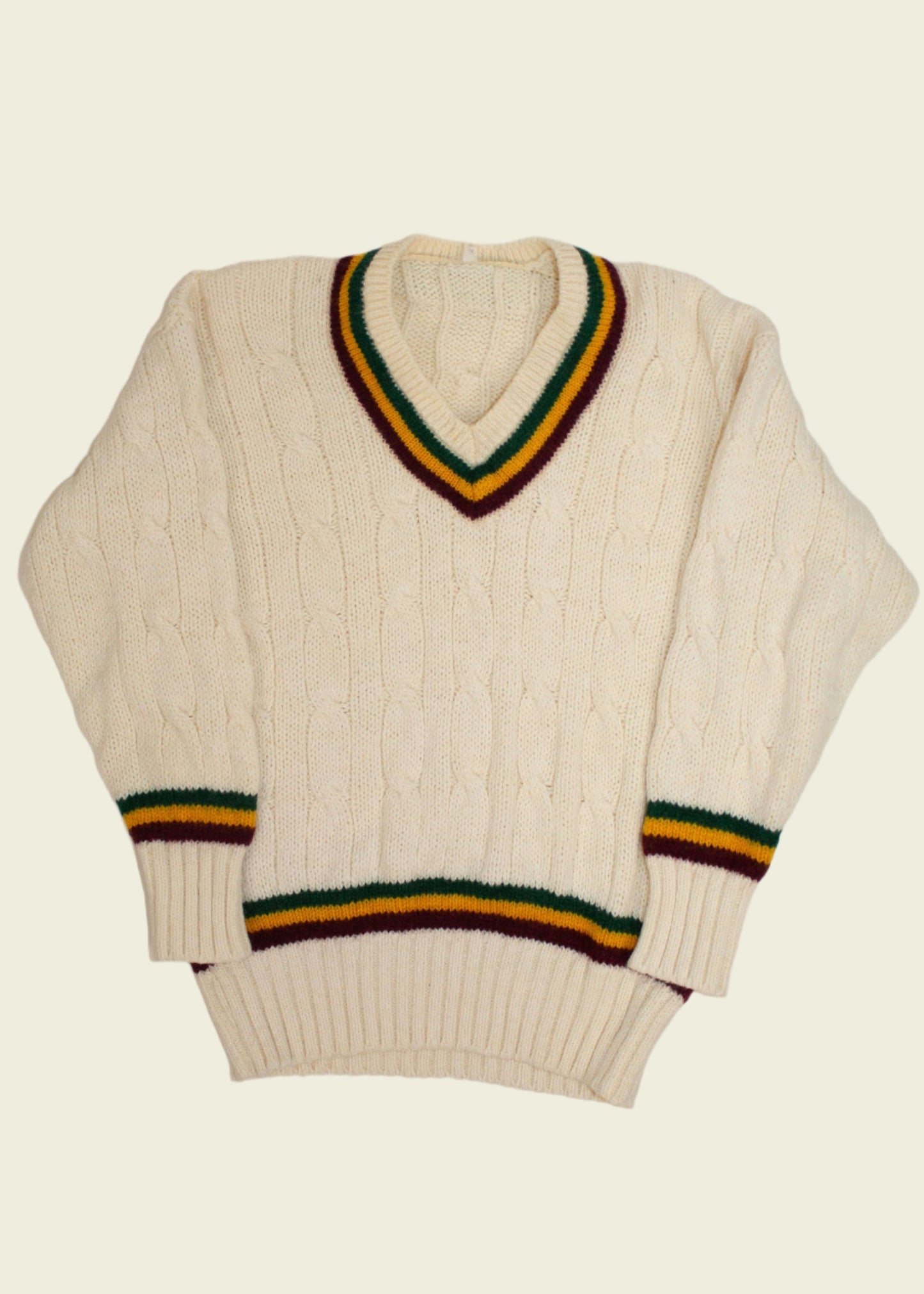 Vintage Knitted Wool Sweatshirt