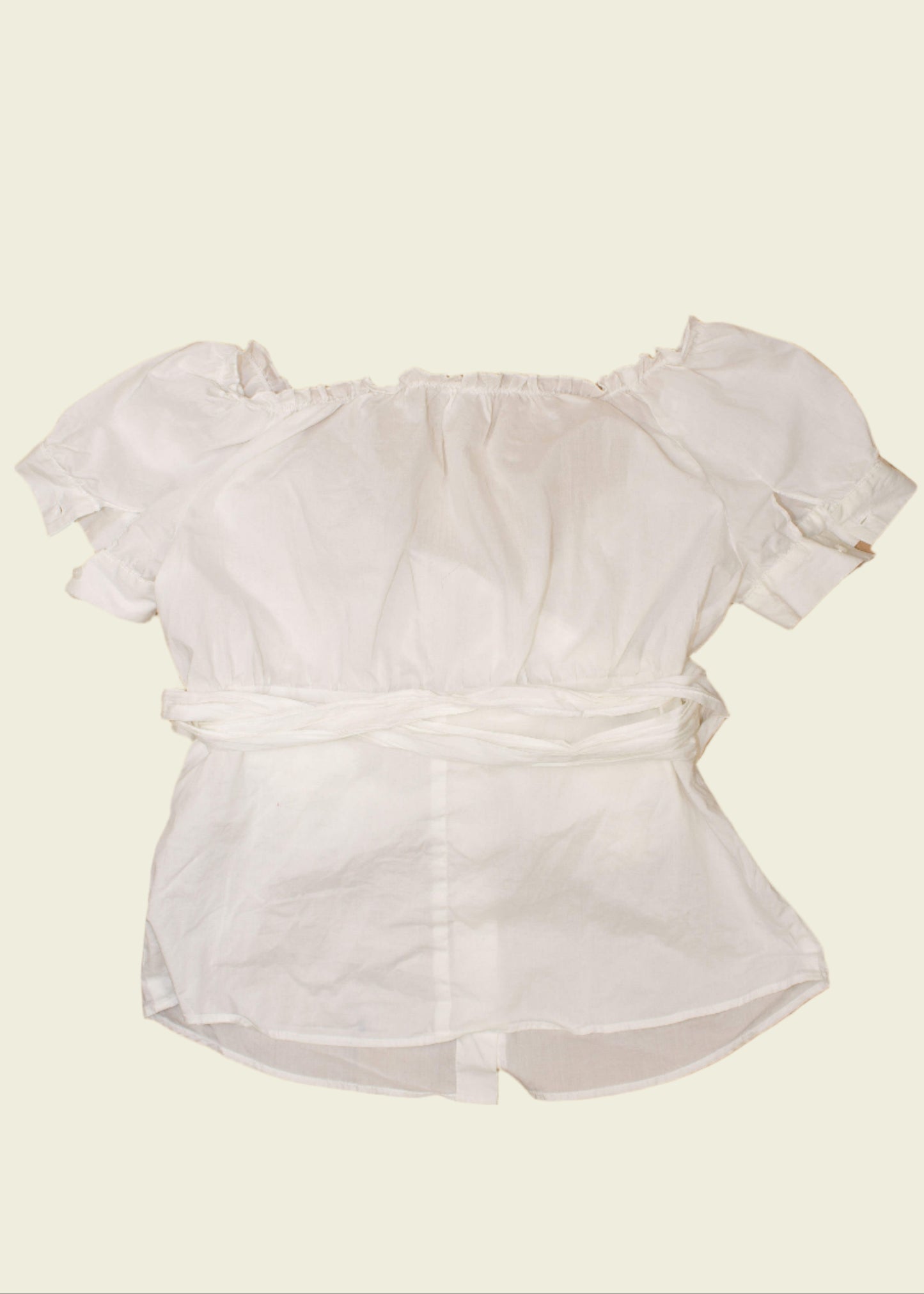 Vintage y2k short sleeve blouse (XS/S)