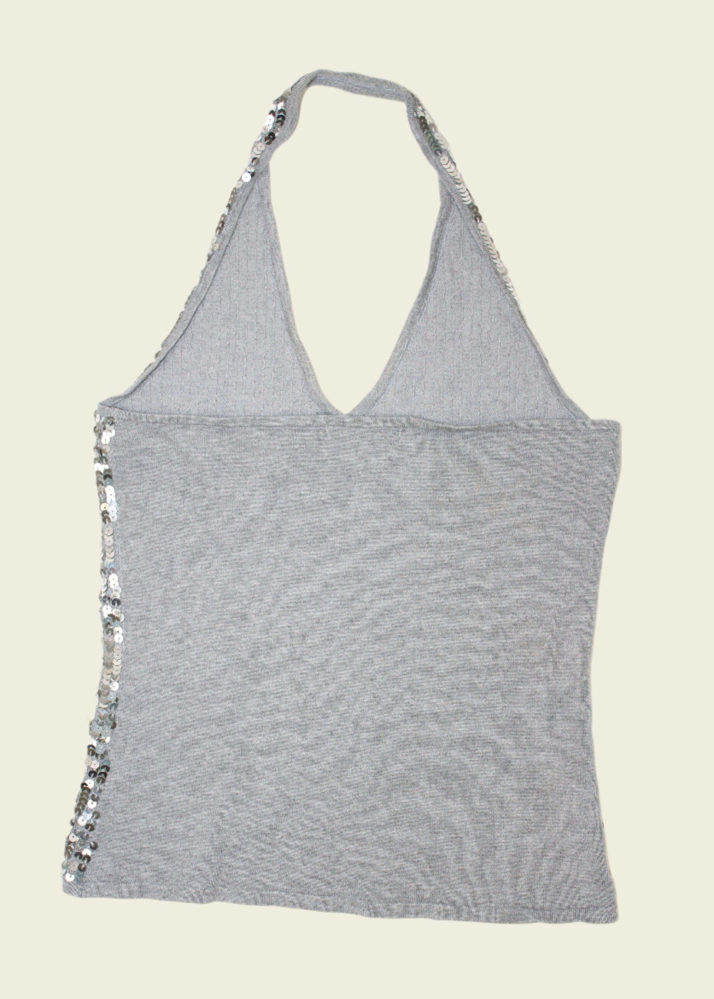 Vintage y2k sequin halterneck top (M/L)