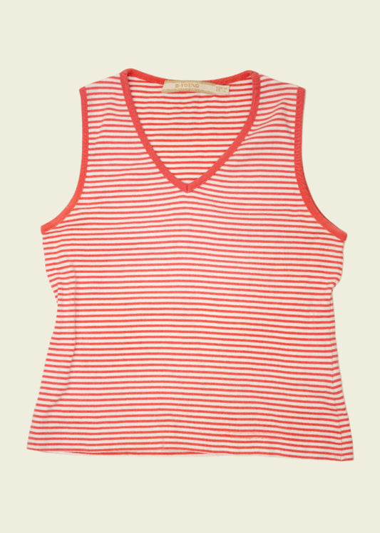 Vintage y2k striped tank top (S)