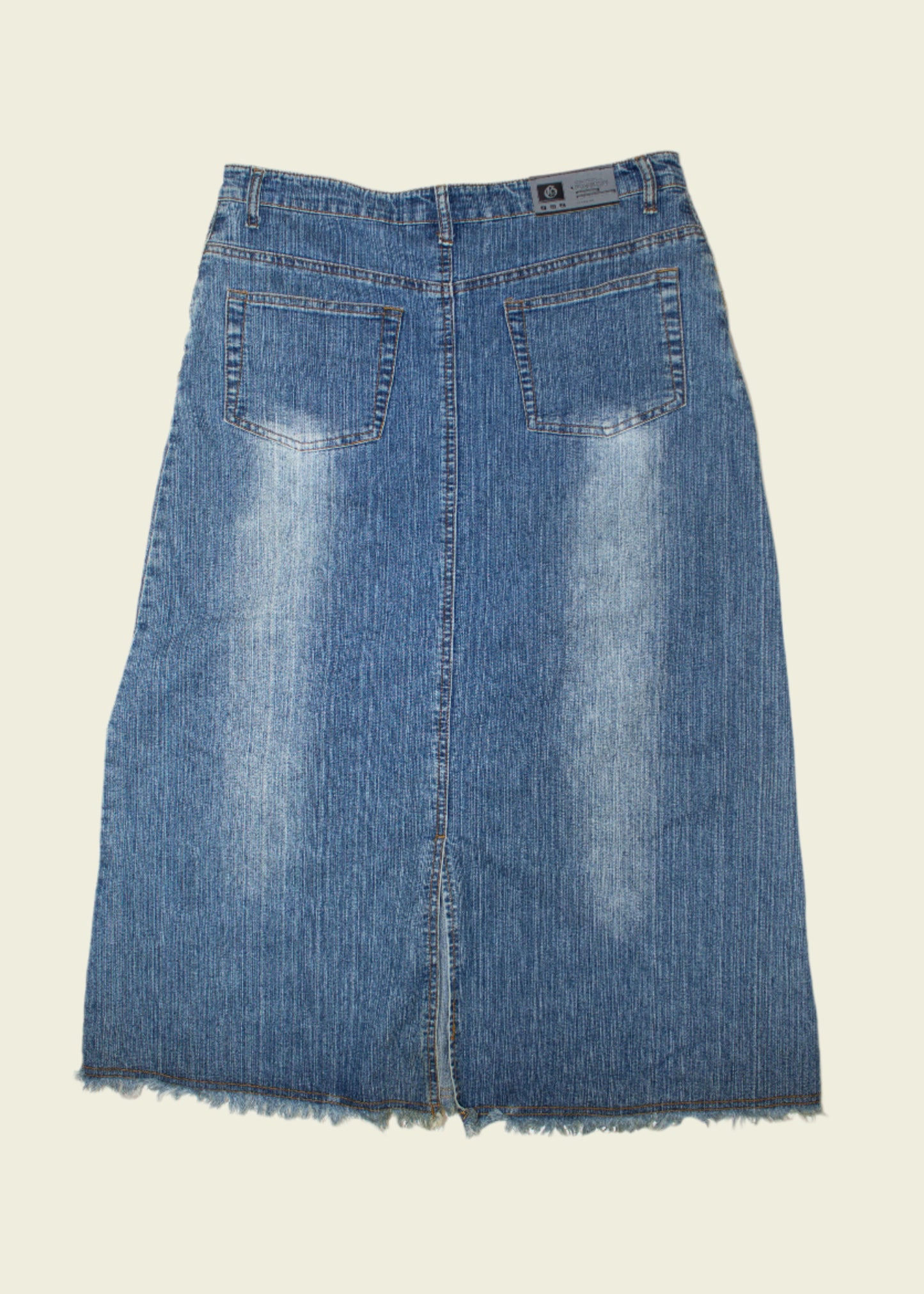 Vintage y2k midi denim skirt (M/L)