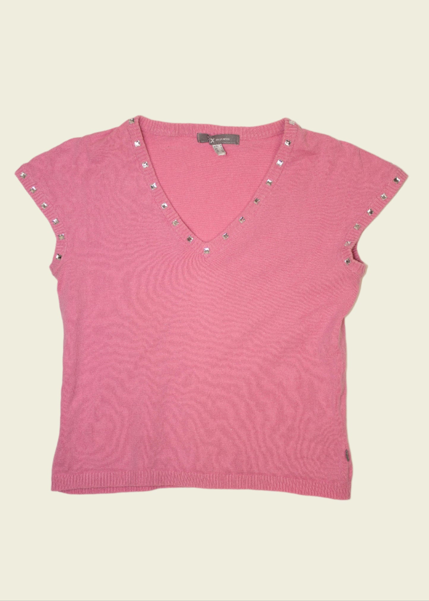 Vintage y2k knitted tee (L)