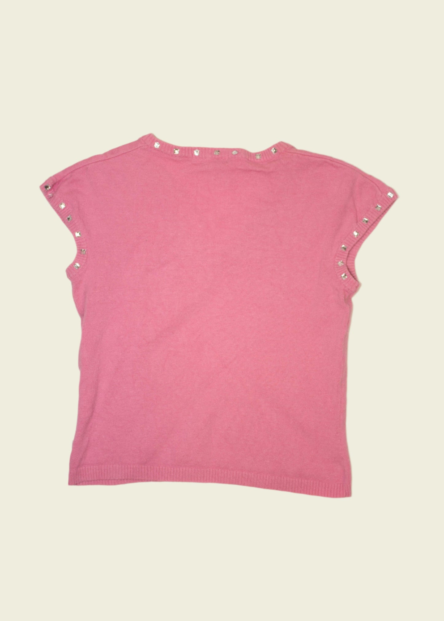 Vintage y2k knitted tee (L)