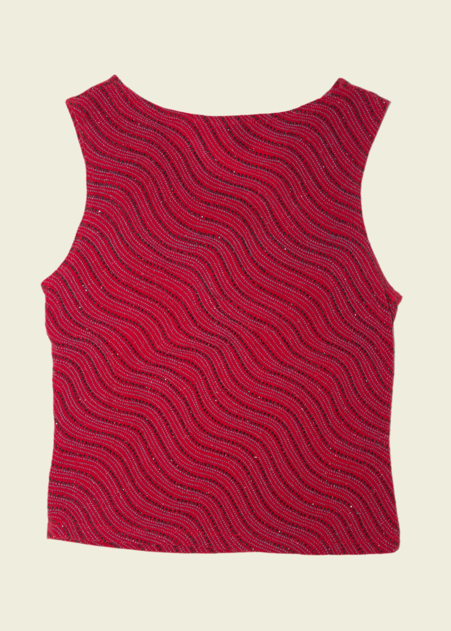 Vintage y2k draped top (S)