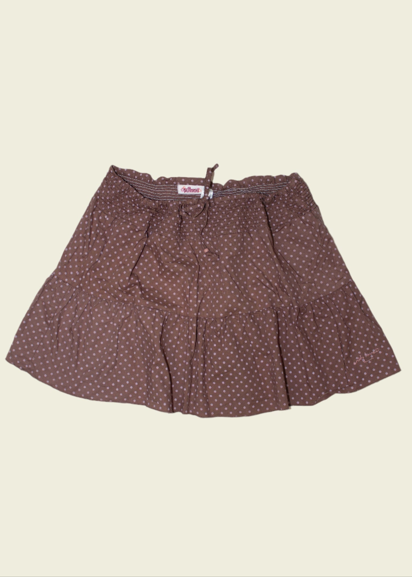 Vintage y2k polkadot mini skirt (M)