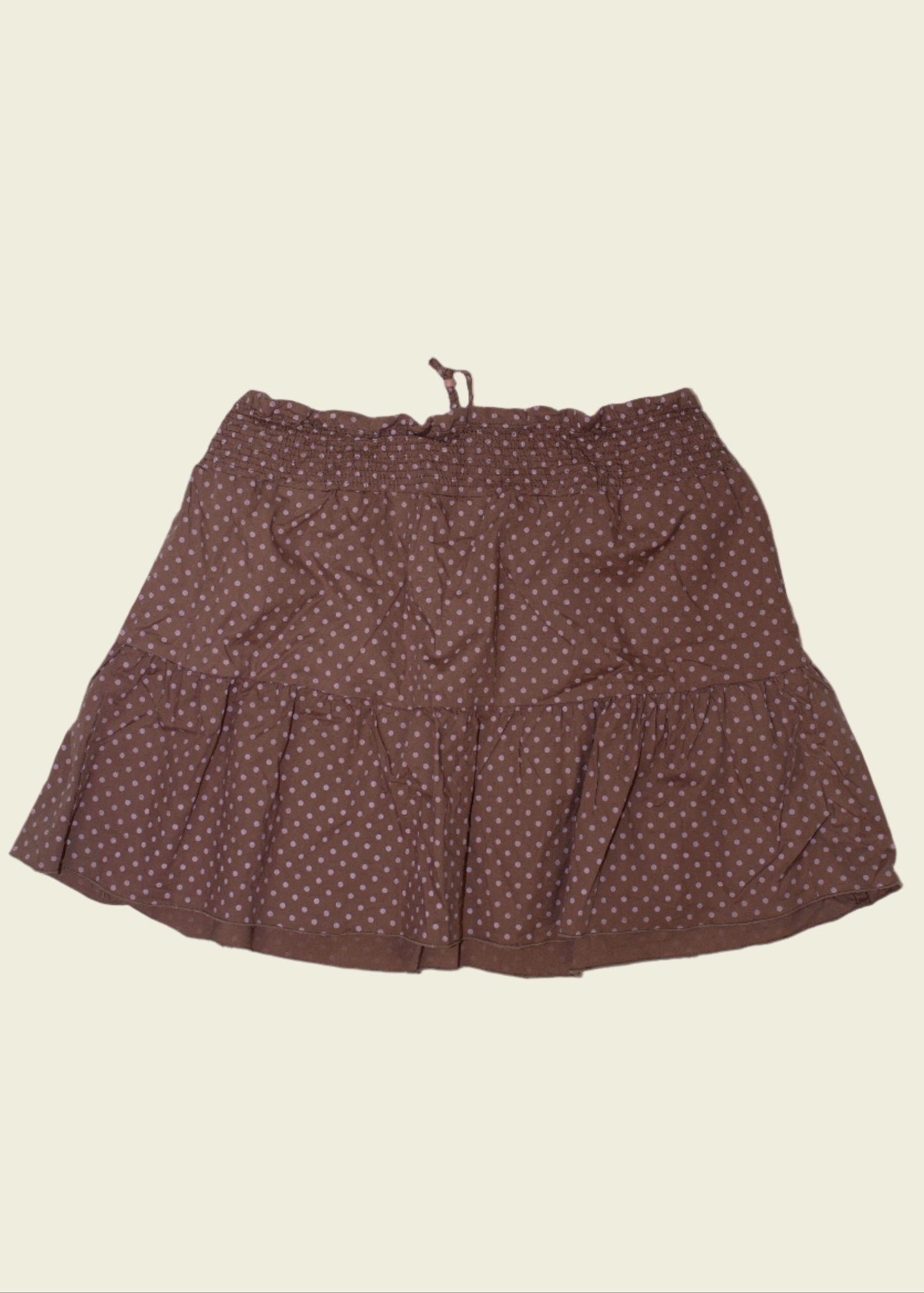 Vintage y2k polkadot mini skirt (M)