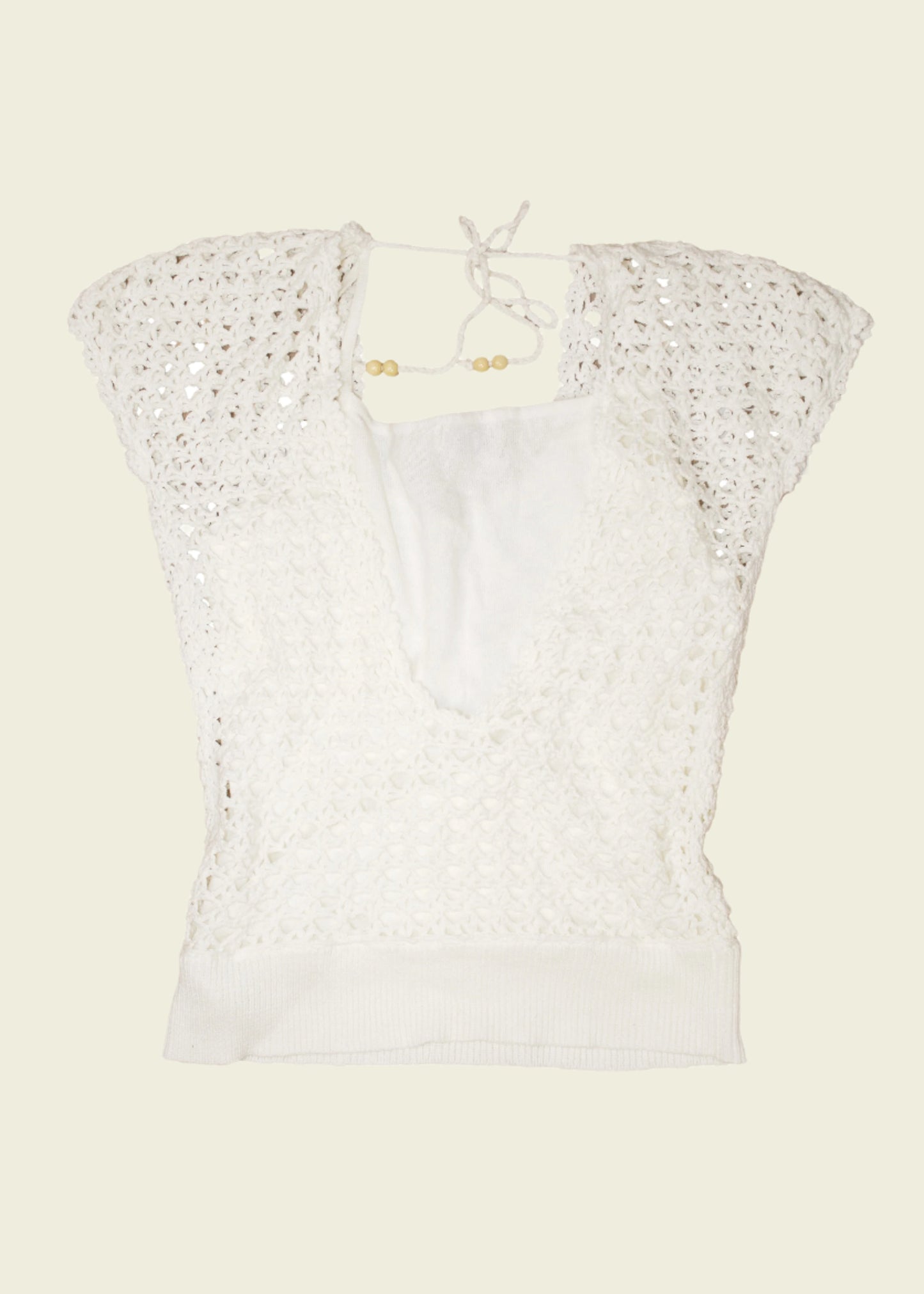 Vintage y2k crochet tee (S)