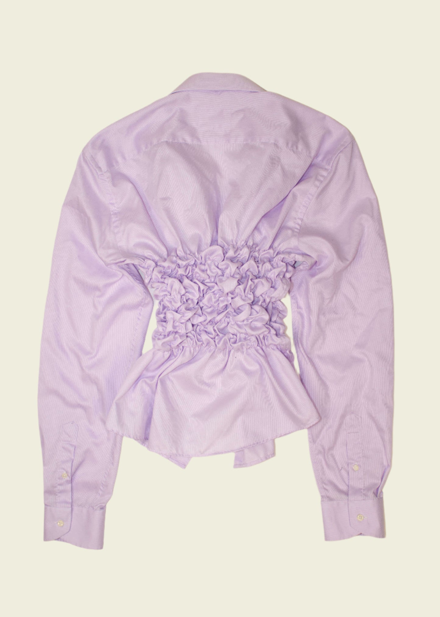 Smocked purple shirt (ONE SIZE)