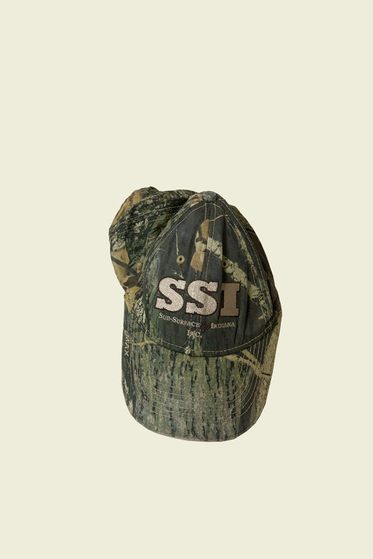 Vintage Camouflage Cap SSI Sub-Surface Indiana