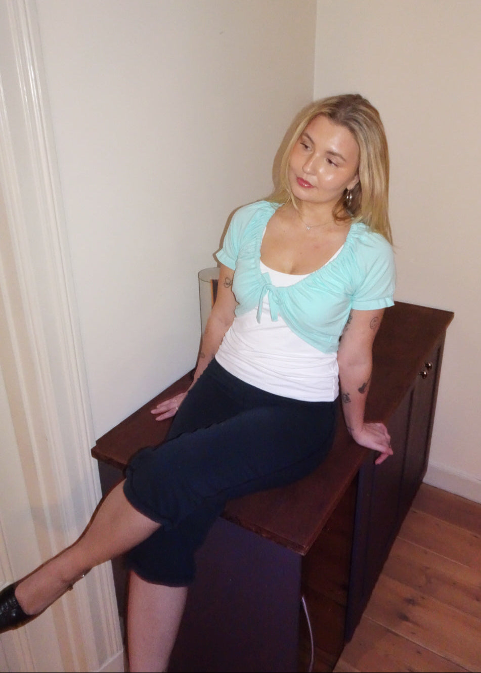 Bolero/top aquamarine (S)
