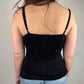 Vintage y2k velvet ruffle top (M)