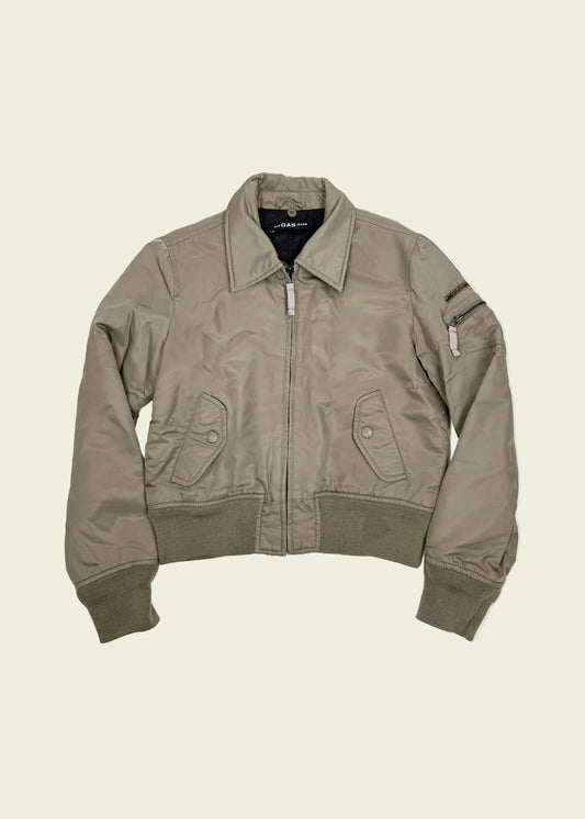 Vintage y2k cropped bomber jacket (S/M)
