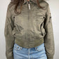 Vintage y2k cropped bomber jacket (S/M)