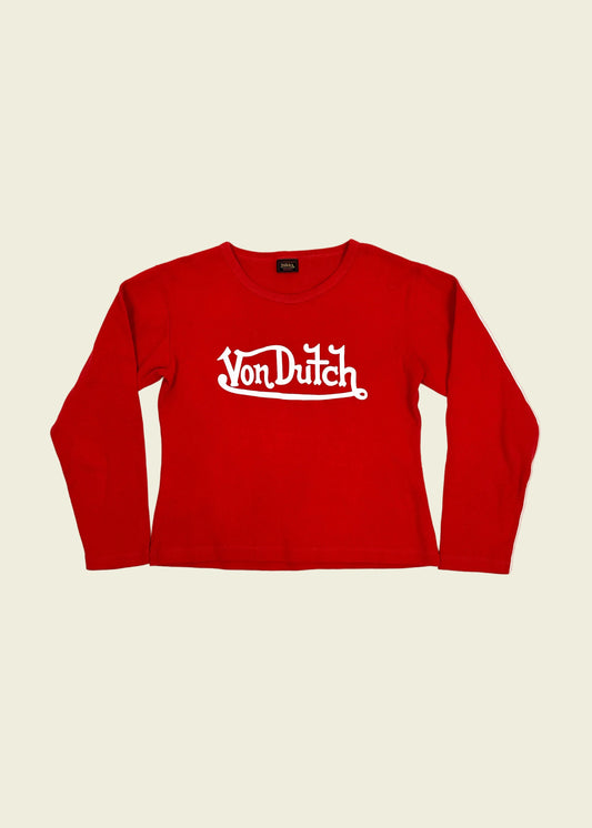 Vintage y2k Von Dutch long sleeve (S)
