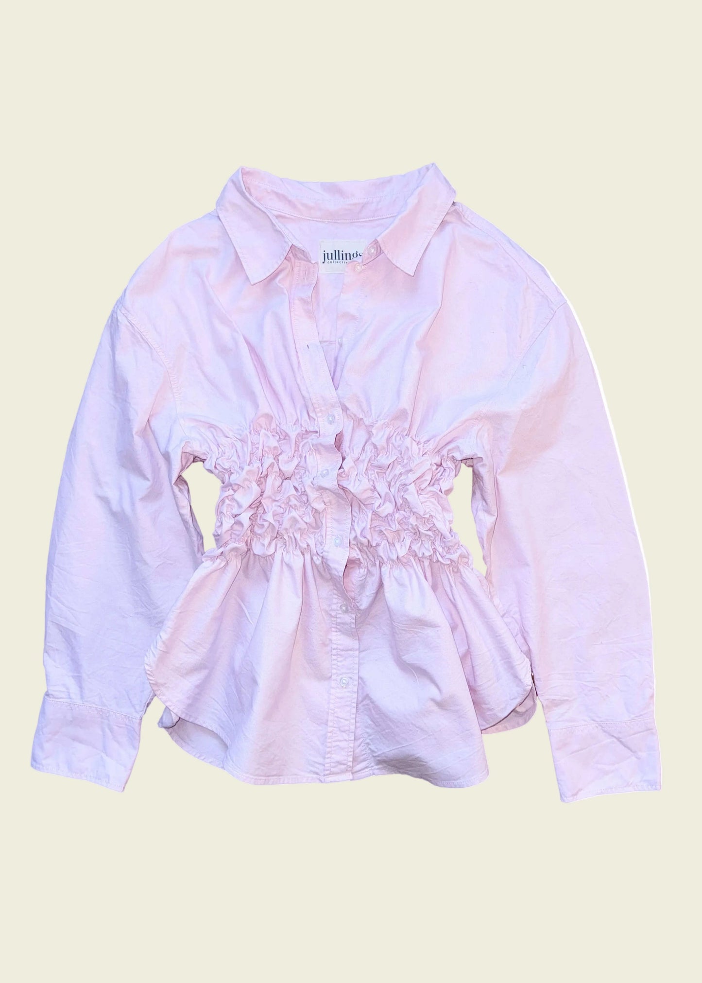 Smocked pink shirt (ONE SIZE)