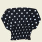 Shirred off shoulder top (S/M)