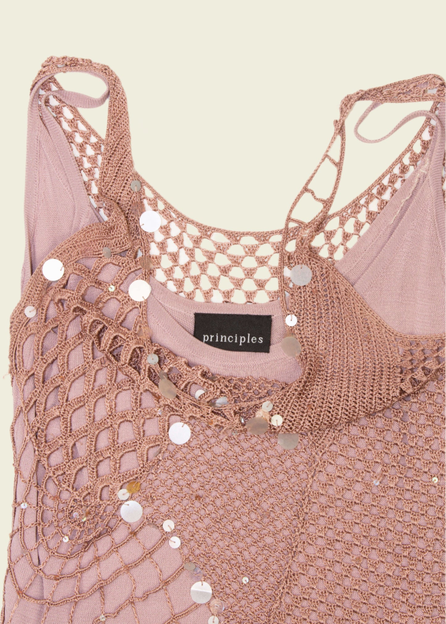 Vintage y2k crochet cami top (M)