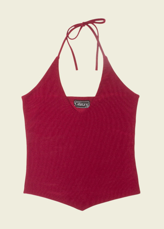 Vintage y2k halterneck top (M)