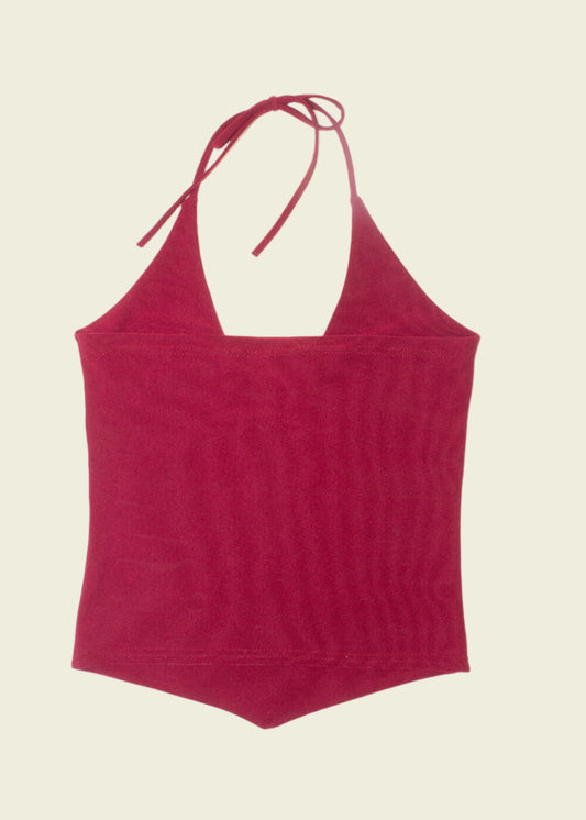 Vintage y2k halterneck top (M)