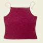 Vintage y2k rhinestone cami top (M/L)
