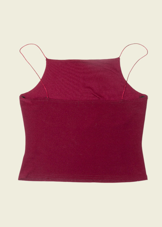 Vintage y2k rhinestone cami top (M/L)