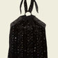 Vintage y2k sequin halterneck top (M)