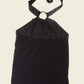Vintage y2k sequin halterneck top (M)