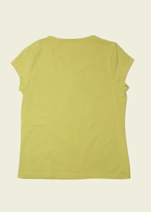 Vintage y2k rhinestone tee (M/L)