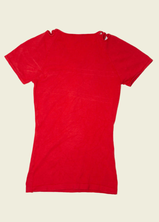 Vintage y2k cut out tee (S)