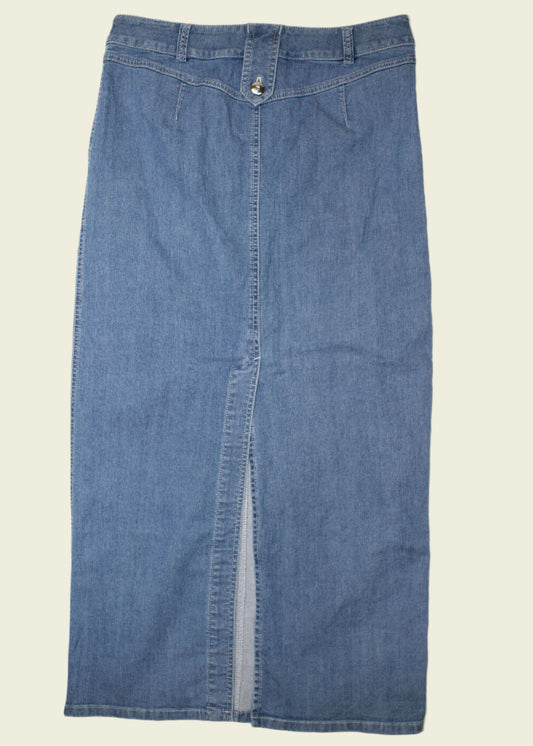 Vintage y2k maxi denim skirt (S/M)