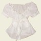 Vintage y2k short sleeve blouse (XS/S)