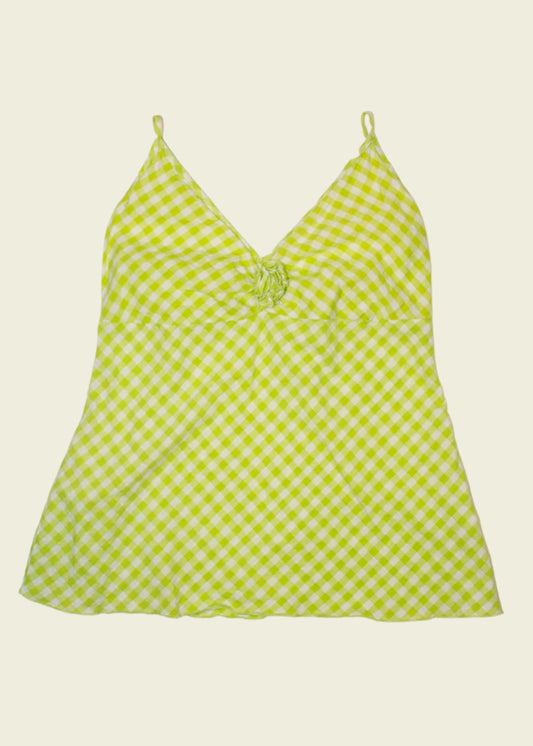 Vintage y2k checkered top (S)