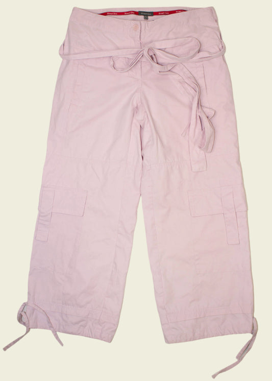 Vintage y2k ankle/capri cargo pants (S/M)