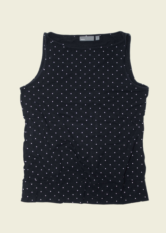 Vintage y2k polkadot tank top (S)