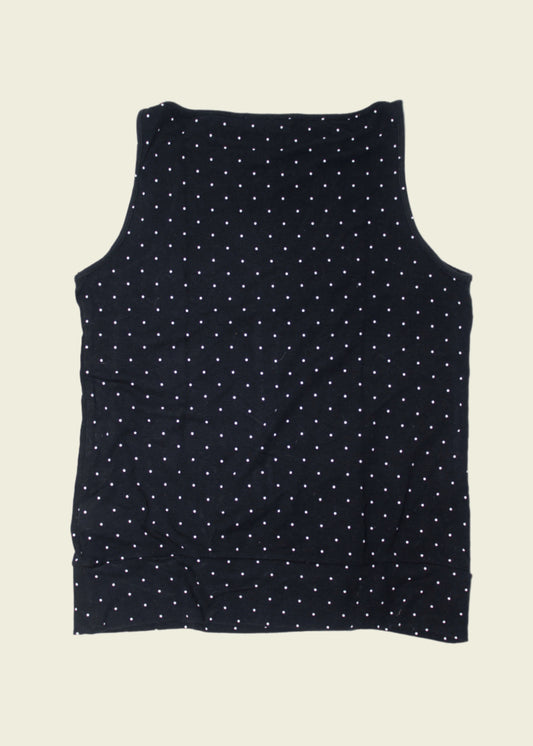 Vintage y2k polkadot tank top (S)