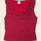 Vintage y2k draped top (S)