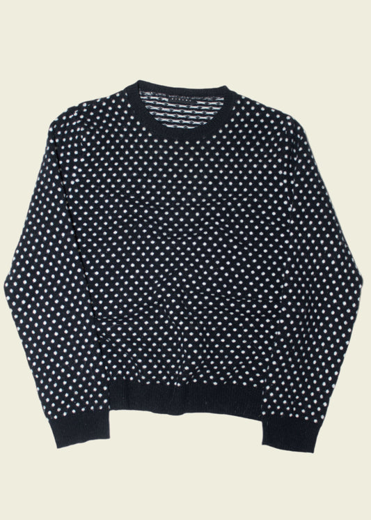 Vintage y2k polkadot knit (M)