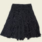 Vintage y2k polkadot midi skirt (S)