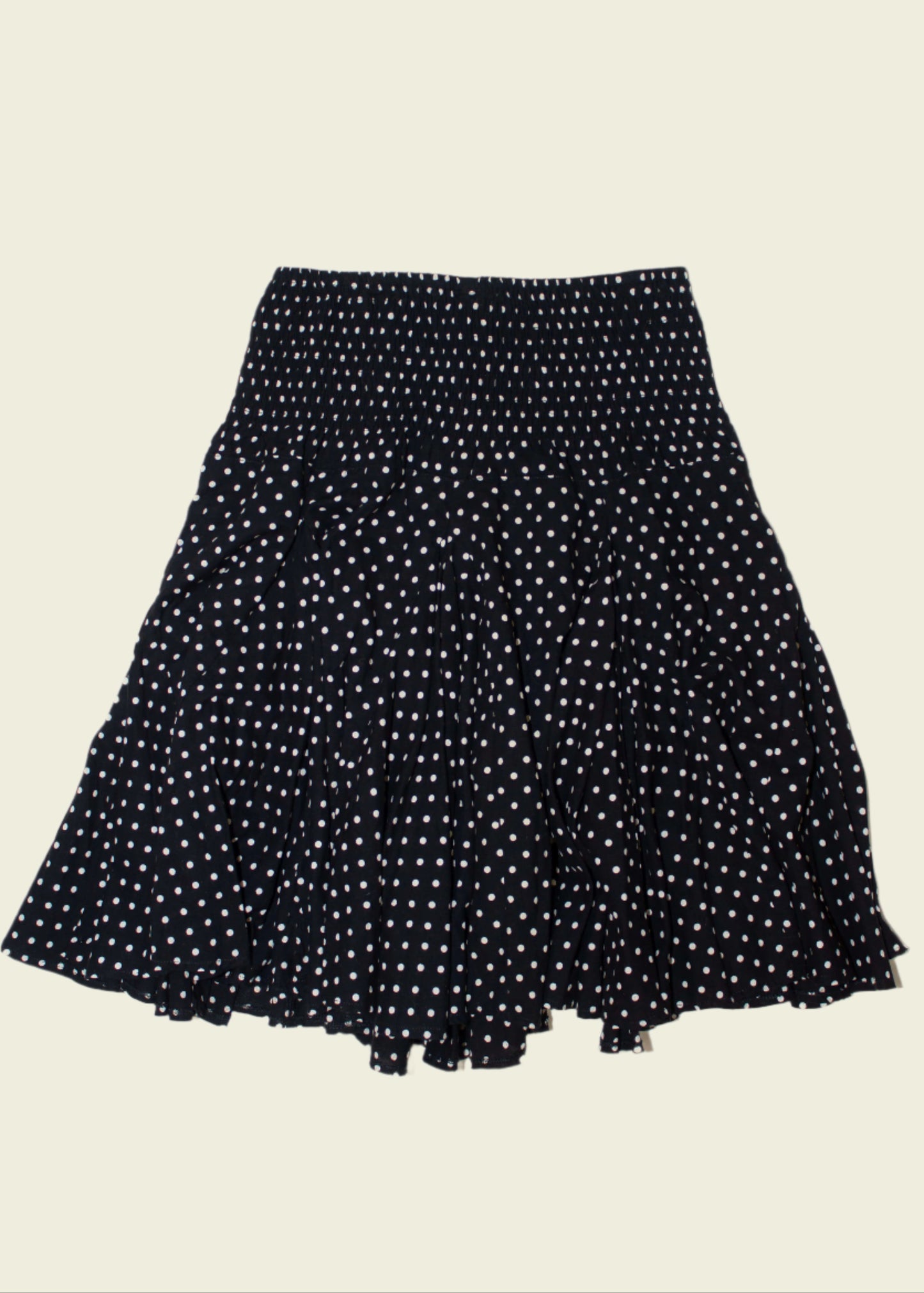 Vintage y2k polkadot midi skirt (S)