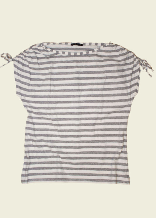 Vintage y2k striped tee (XS)