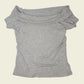 Vintage y2k off shoulder top (M)