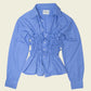 Smocked blue shirt (ONE SIZE)