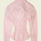 Elastic waist pink shirt (XS-S)