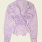 Smocked purple shirt (ONE SIZE)