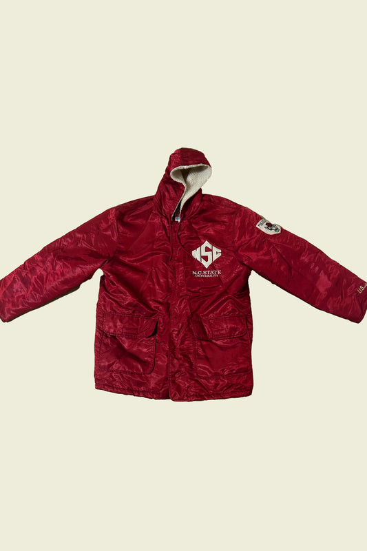 Vintage NC State Padded Winter Coat Size L