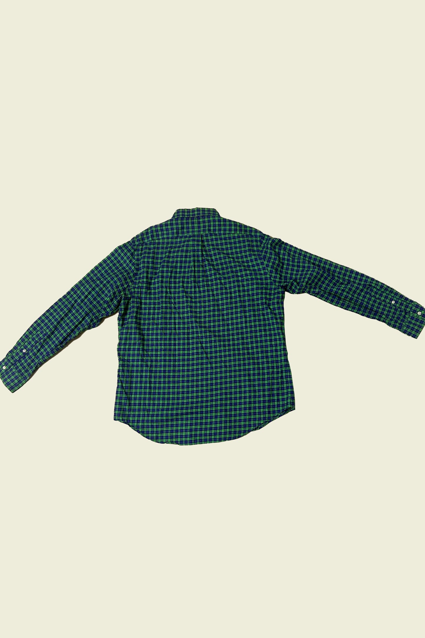 Ralph Lauren Shirt Green/Blue Checkered Size L