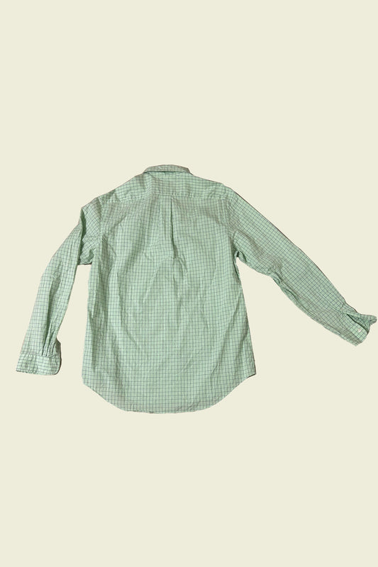 Ralph Lauren Shirt Mint Green Checkered Size L