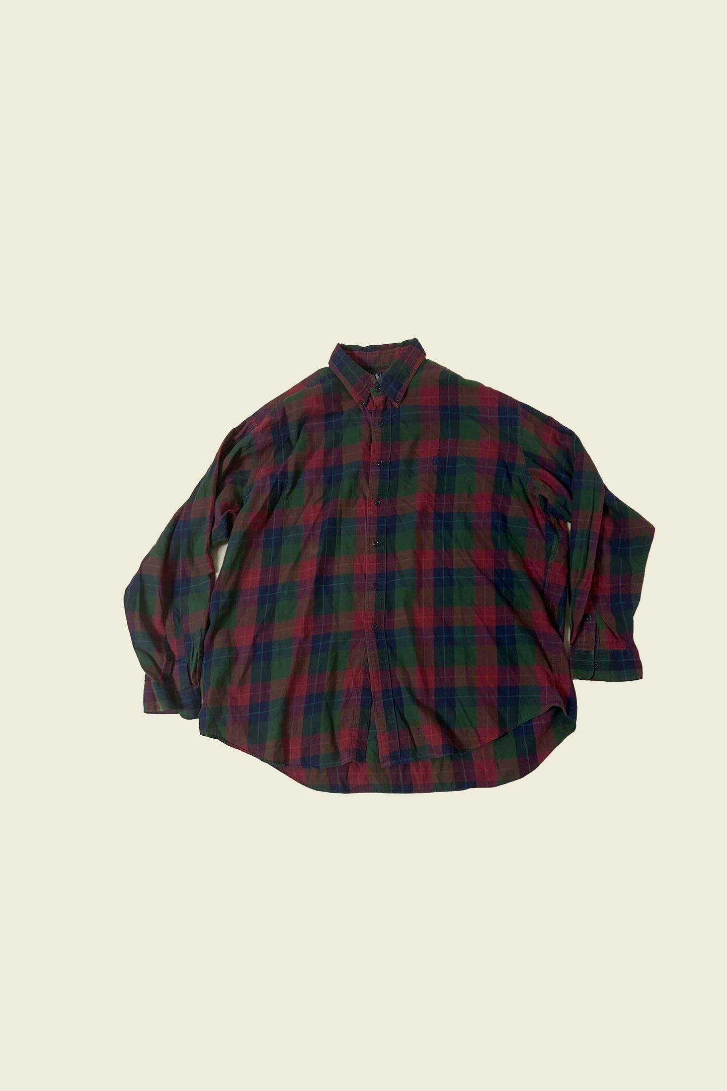 Ralph Lauren Shirt Red/Green/Blue Checkered Shirt Size XXL