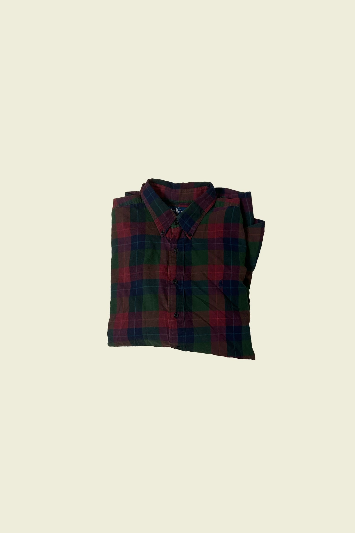 Ralph Lauren Shirt Red/Green/Blue Checkered Shirt Size XXL